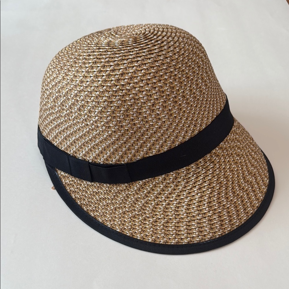 Stylish Tan and Black Women's Hat